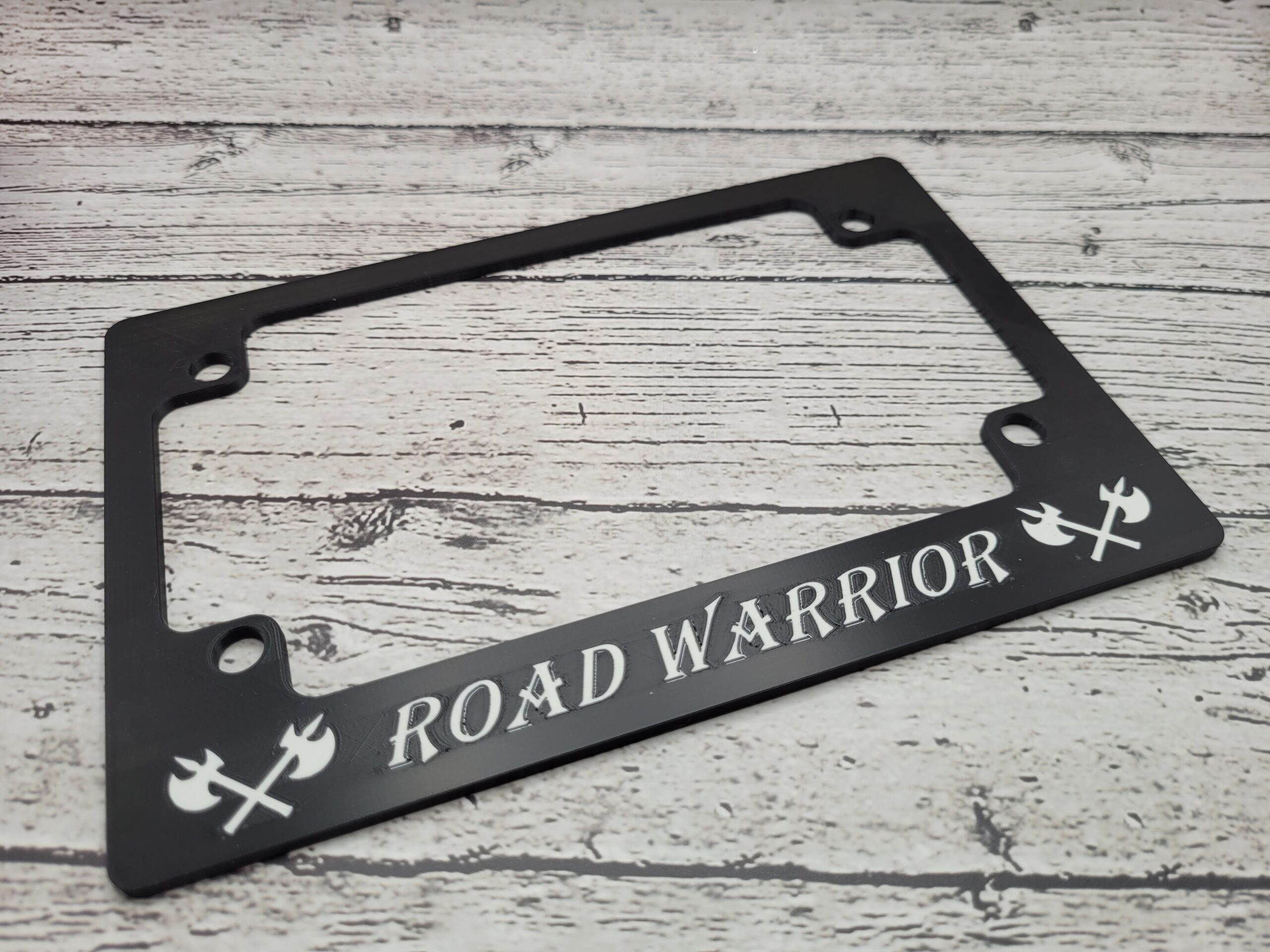 Road Warrior Motorcycle License Plate Frame - Image 2