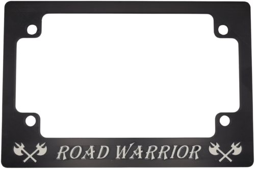 Road Warrior Motorcycle License Plate Frame